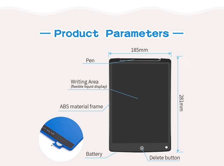 Digital ewriter pad LCD Writing Tablet