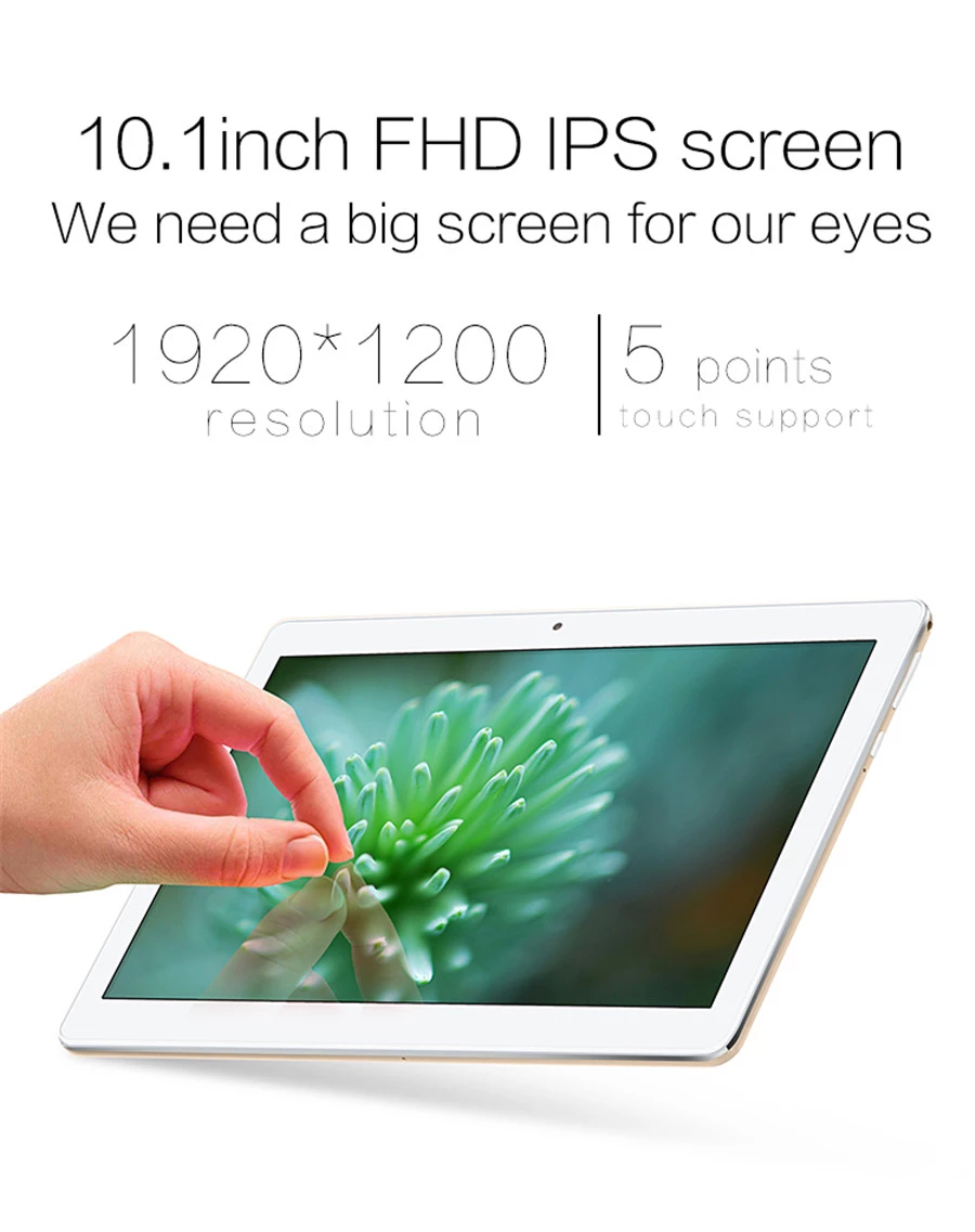 10 inch touch screen tablet PC for disctribution