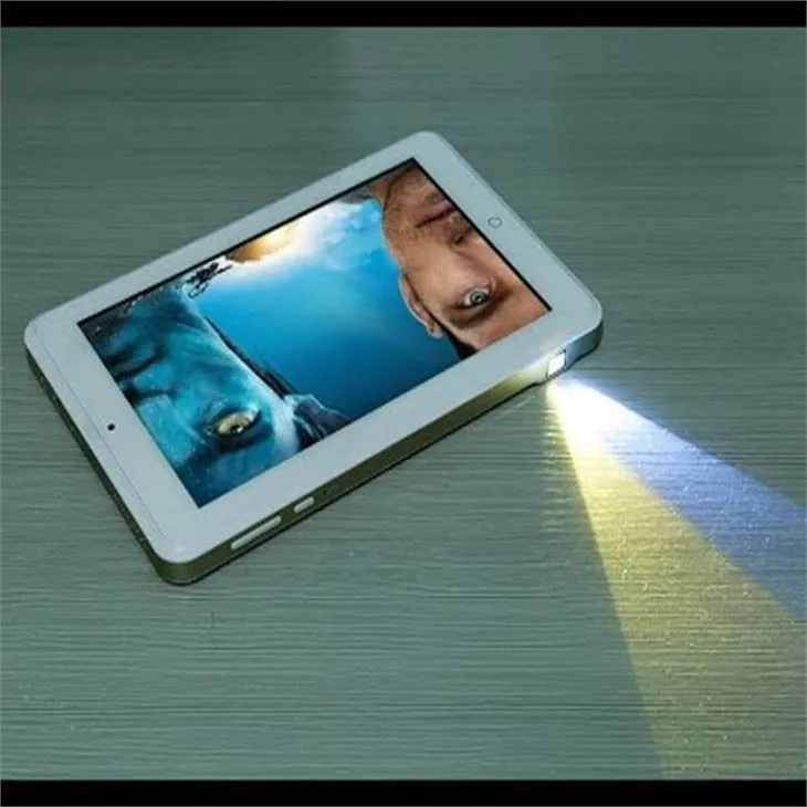 2 in 1 Projector Tablet PC Mini Laptop
