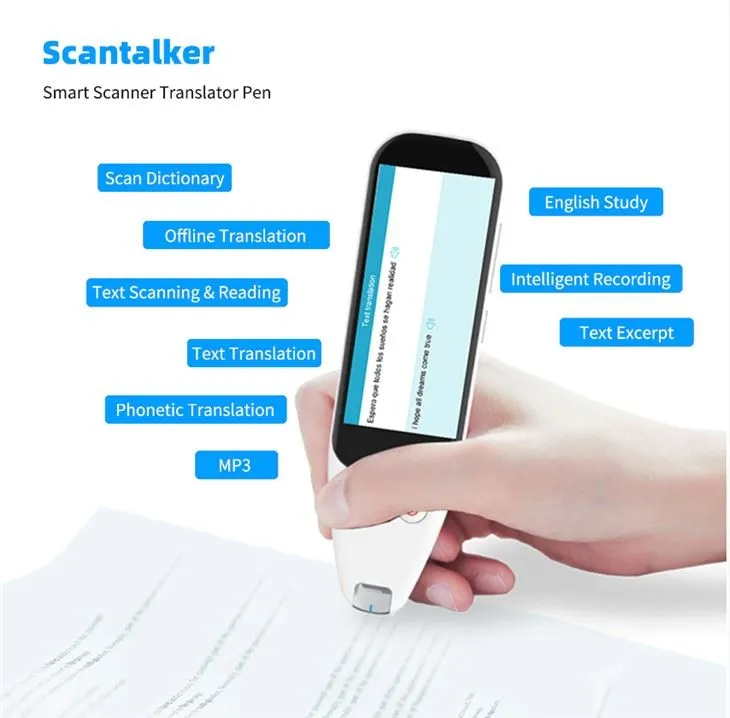 قلم ترجمه اسکنر زبان صوتی جدید