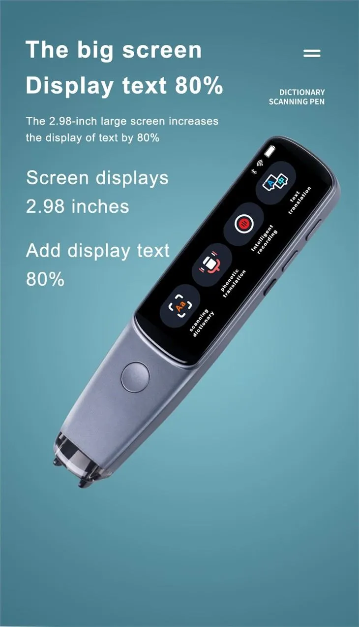 قلم سخنگو، رایانه لوحی، قلم ترجمه اسکن.